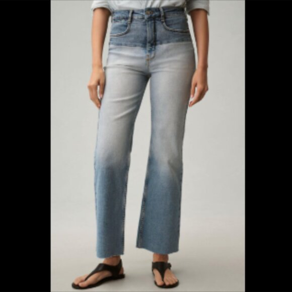 Brand New The Annie High-Rise Straight-Leg Jeans by Pilcro - Picture 8 of 13